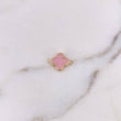 Charm Clover VCyA 0.85gr / 1.7cm / Electrostatic Pink Gold Yellow 18K &