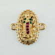 Herraje Virgen Guadalupe 1.4gr / 1/2 in / Oro Amarillo 18K
