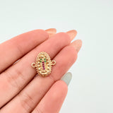 Herraje Virgen Guadalupe 1.4gr / 1/2 in / Oro Amarillo 18K