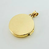Dije Relicario Circular 5.45gr / 1 in / Oro Amarillo +4 18K ©