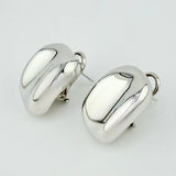 Candongas Ondeadas 5.85gr / 1 1/4 in / Oro Blanco +4 18K ©