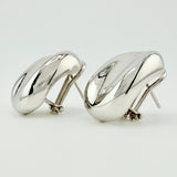 Candongas Ondeadas 5.85gr / 1 1/4 in / Oro Blanco +4 18K ©