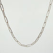 Cadena Cajón 4.9gr / 19 3/4 in / 3.3mm Oro Blanco +3 18K ©