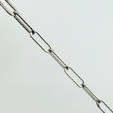 Cadena Cajón 4.45gr / 17 3/4 in / 3.3mm Oro Blanco +3 18K ©