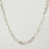 Cadena China 13.85gr / 23 1/2 in / 4.8mm Oro Blanco +1 18K ©