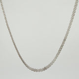 Cadena China 9.1gr / 23 1/2 in / 3.3mm Oro Blanco +1 18K ©