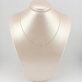 Cadena Veneciana 1.7gr / 15 3/4 in / 0.8mm Oro Blanco +3 18K ©