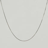 Cadena Veneciana 0.9gr / 15 3/4 in / 0.6mm Oro Blanco +3 18K ©