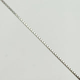Cadena Veneciana 0.9gr / 15 3/4 in / 0.6mm Oro Blanco +3 18K ©