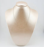 Cadena Roll On 1.35gr / 15 3/4 in / 1.3mm Oro Blanco +3 18K ©