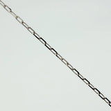 Cadena Cajón 1.1gr / 15 3/4 in / 1mm Oro Blanco +3 18K ©
