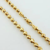 Cadena Militar Media Luna 34.9gr / 23 1/2 in / 5mm Oro Amarillo Nac.Esp. 18K ©