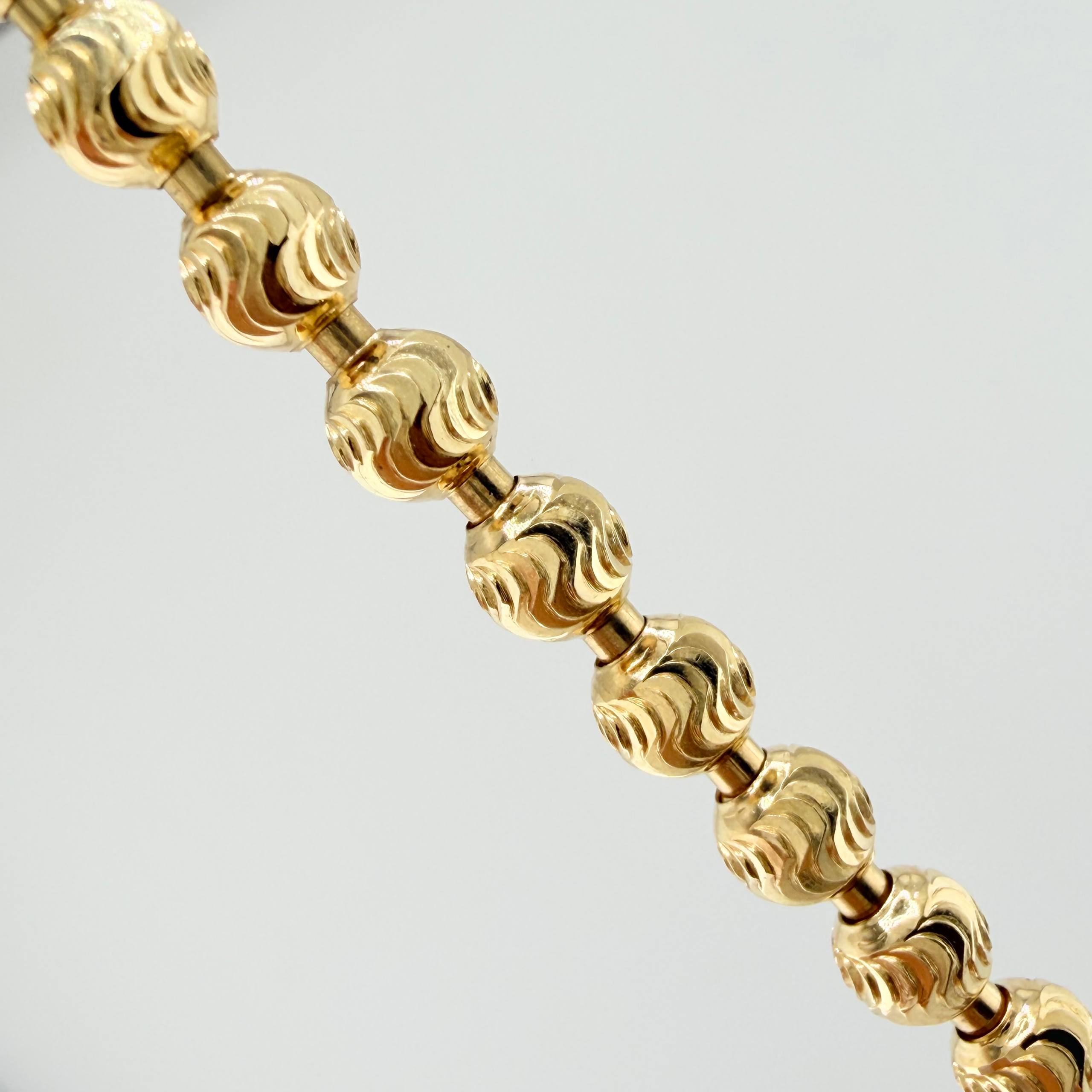 Cadena Militar Media Luna 34.9gr / 23 1/2 in / 5mm Oro Amarillo Nac.Esp. 18K ©