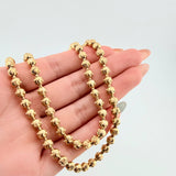 Cadena Militar Media Luna 34.9gr / 23 1/2 in / 5mm Oro Amarillo Nac.Esp. 18K ©