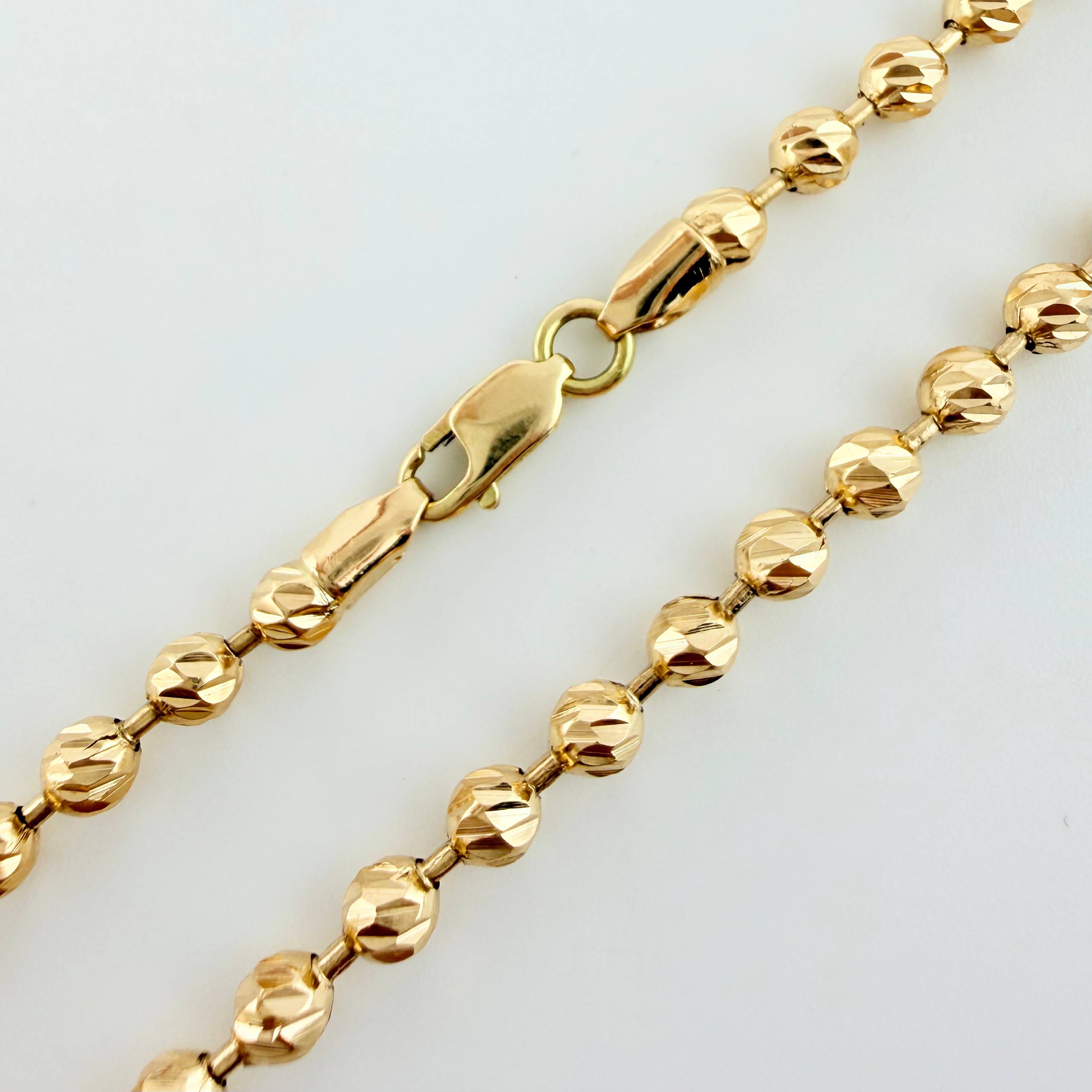 Pulso Militar 6.5gr / 7 3/4 in / 3.8mm Oro Amarillo Nac.Esp. 18K ©