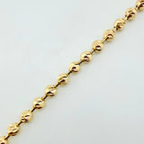 Pulso Militar 8.15gr / 7 in / 4mm Oro Amarillo Nac.Esp. 18K