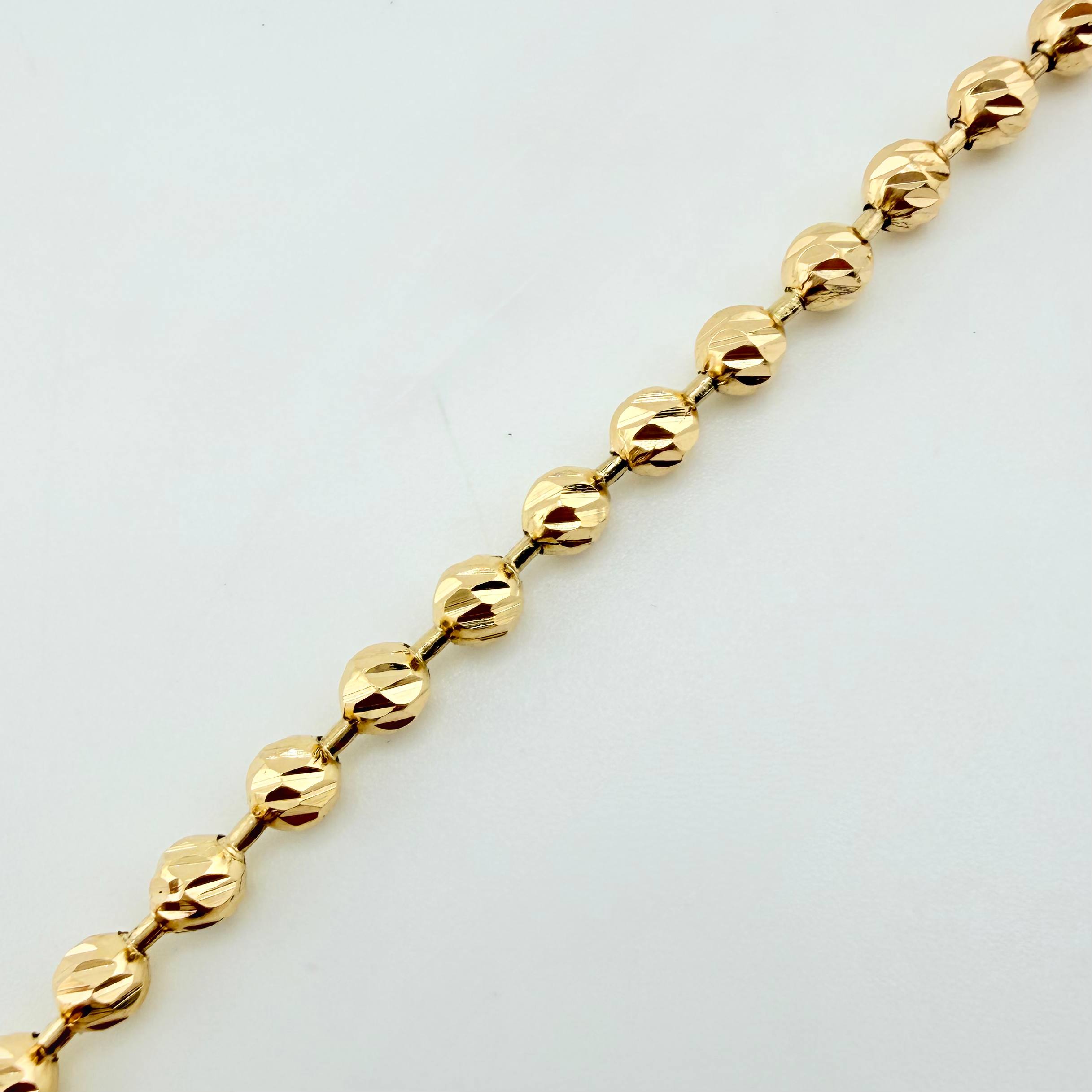 Pulso Militar 6.05gr / 7 1/4 in / 4mm Oro Amarillo Nac.Esp. 18K