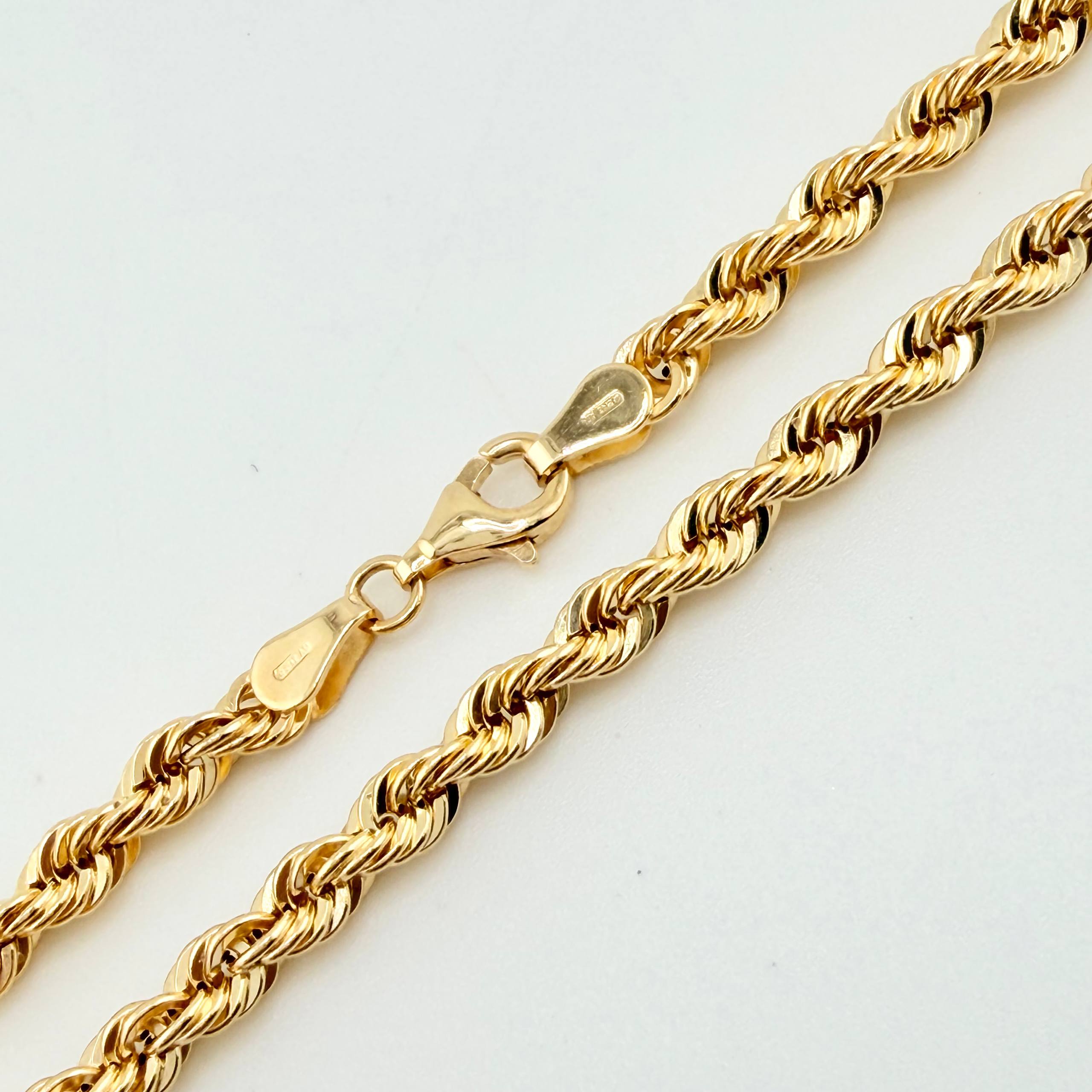 Pulso Lazo 3.85gr / 7 3/4 in / 3.9mm Oro Amarillo +3 18K ©