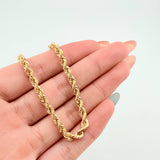 Pulso Lazo 3.85gr / 7 3/4 in / 3.9mm Oro Amarillo +3 18K ©