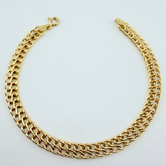 Pulso Sedusa 3.4gr / 7 1/4 in / 5.7mm Oro Amarillo +3 18K ©