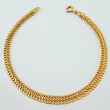 Pulso Sedusa 1.8gr / 6 1/2 in / 4mm Oro Amarillo +3 18K *