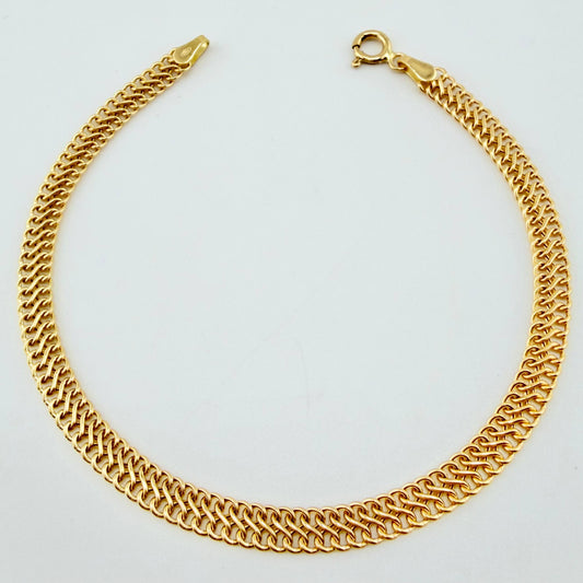 Pulso Sedusa 1.9gr / 7 1/2 in / 4mm Oro Amarillo +3 18K