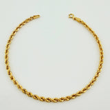 Pulso Lazo 1.85gr / 7 1/4 in / 2.7mm Oro Amarillo +3 18K *