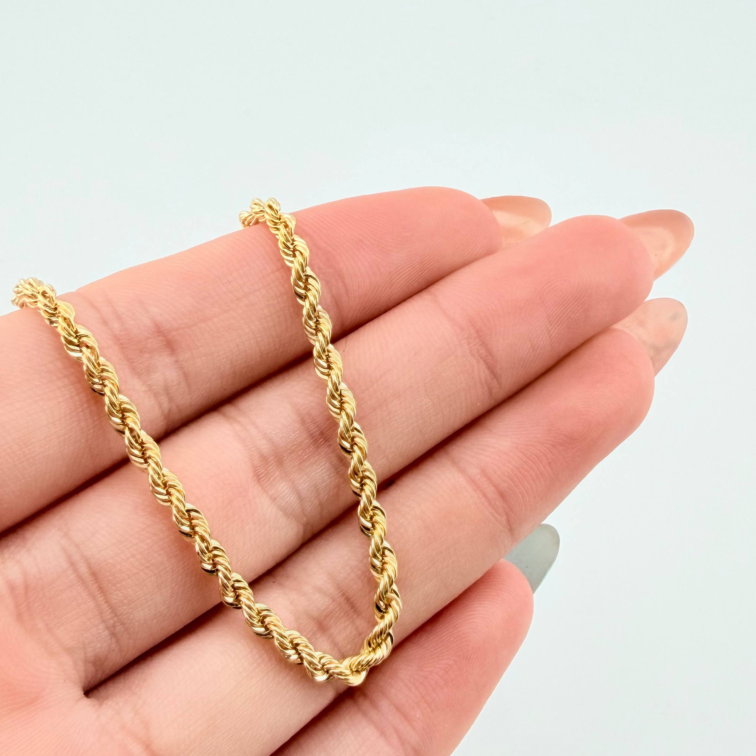 Pulso Lazo 1.85gr / 7 1/4 in / 2.7mm Oro Amarillo +3 18K *