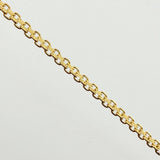 Pulso Chino 2.15gr / 7 3/4 in / 2.2mm Oro Amarillo +1 18K *