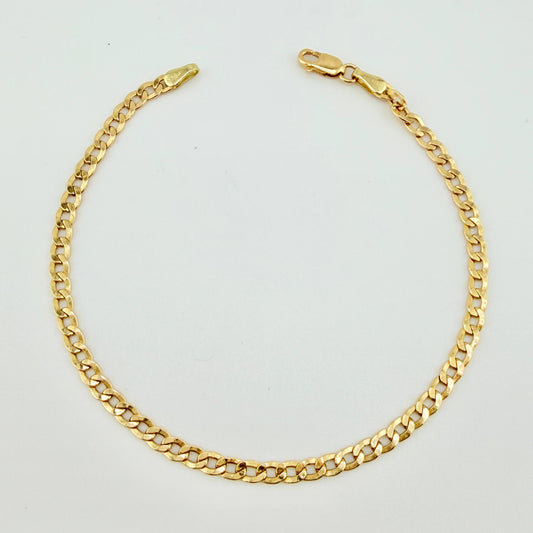 Pulso Cubano 1.95gr / 7 1/2 in / 2.8mm Oro Amarillo +1 18K ©