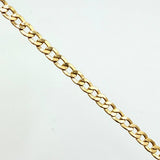 Pulso Cubano 2.35gr / 7 1/2 in / 3.3mm Oro Amarillo +1 18K ©