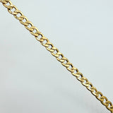 Pulso Cubano 5.15gr / 7 1/2 in / 5mm Oro Amarillo +1 18K ©