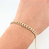 Cuban Links Bracelet 5.95 g / 8 in / 4.9 mm 18K Yellow Gold
