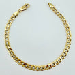 Pulso Cubano 5.2gr / 7 1/2 in / 5mm Oro Amarillo +1 18K ©