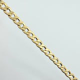 Pulso Cubano 5.2gr / 7 1/2 in / 5mm Oro Amarillo +1 18K ©