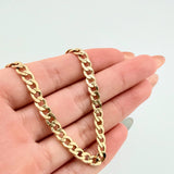 Pulso Cubano 5.2gr / 7 1/2 in / 5mm Oro Amarillo +1 18K ©