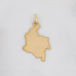 Dije Placa Mapa Colombia 1.1 g / 1 1/4 in Oro Amarillo 18K