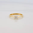 Anillo Solitario Diamantes 26 Pts 1.25 g / T5 3/4 Oro Amarillo 18K