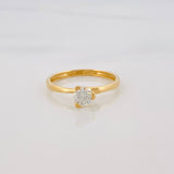 Anillo Solitario Diamante 30 Pts 1.65 g / T5 3/4 Oro Amarillo 18K