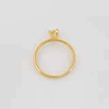 Anillo Solitario Diamante 30 Pts 1.65 g / T5 3/4 Oro Amarillo 18K