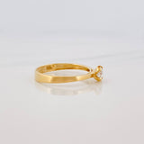 Anillo Solitario Diamante 25 Pts 1.7 g / T6 3/4 Oro Amarillo 18K
