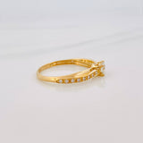 Anillo Solitario Diamantes 40 Pts 1.8 g / T7 1/2 Oro Amarillo 18K