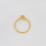 Anillo Solitario Diamante 25 Pts 1.7 g / T6 Oro Amarillo 18K
