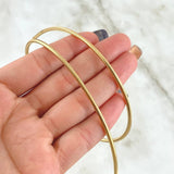 Cadena Reticulada Flexible 5.6gr / 45cm-50cm / 2.4mm Oro Amarillo +4 18K (Oferta)