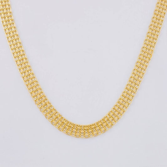Cadena China 13.25 g / 60.6 cm / 3.7 mm Oro Amarillo 18K