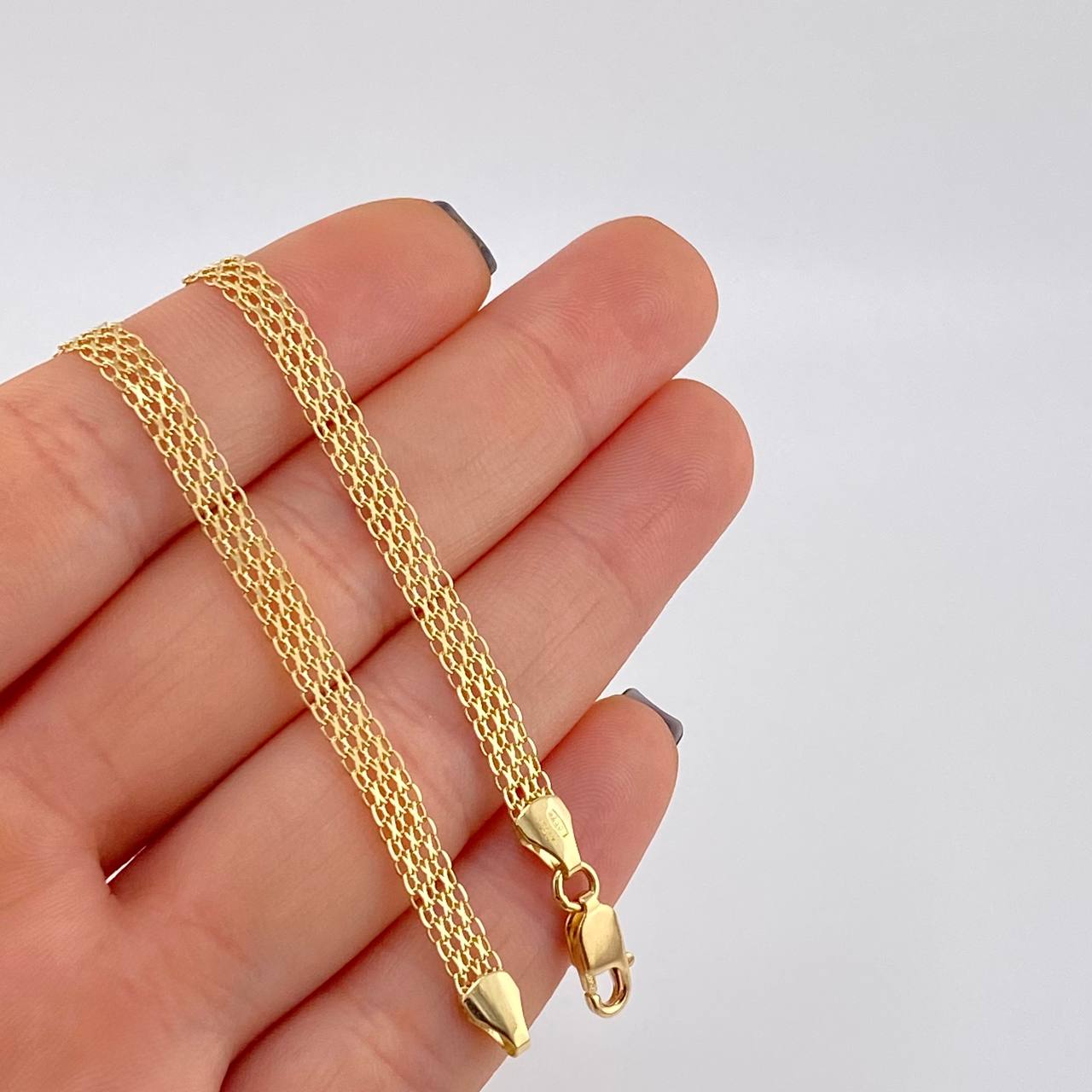 Cadena China 11.8g / 24 in / 5.2mm Oro Amarillo 18K