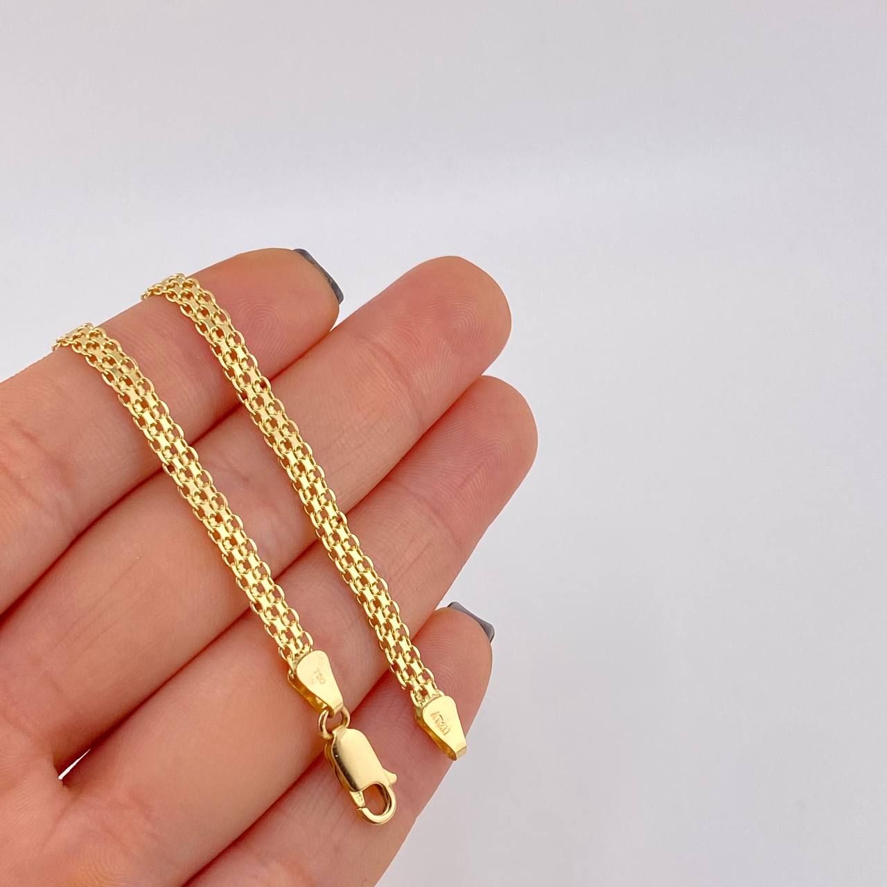 Cadena China 8.3 g / 23 3/4 in / 4.3 mm Oro Amarillo 18K
