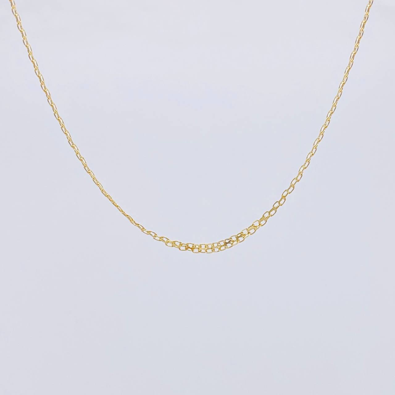 Cadena China 3.15g / 17 3/4 in / 1.8mm Oro Amarillo 18K