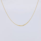Cadena China 3g / 45cm / 2.2mm Oro Amarillo 18K