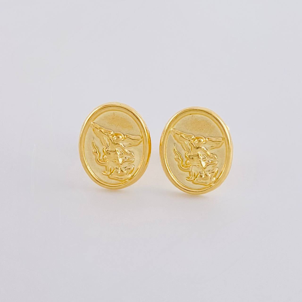 Topos San Miguel Mate 1.05 g / in / 11 mm Oro Amarillo 18K